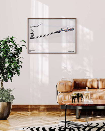 Gajjrát (The Crows)ポスター【Britta Marakatt-Labba│ブリッタ・マラカット＝ラバ】（70cm×50cm）