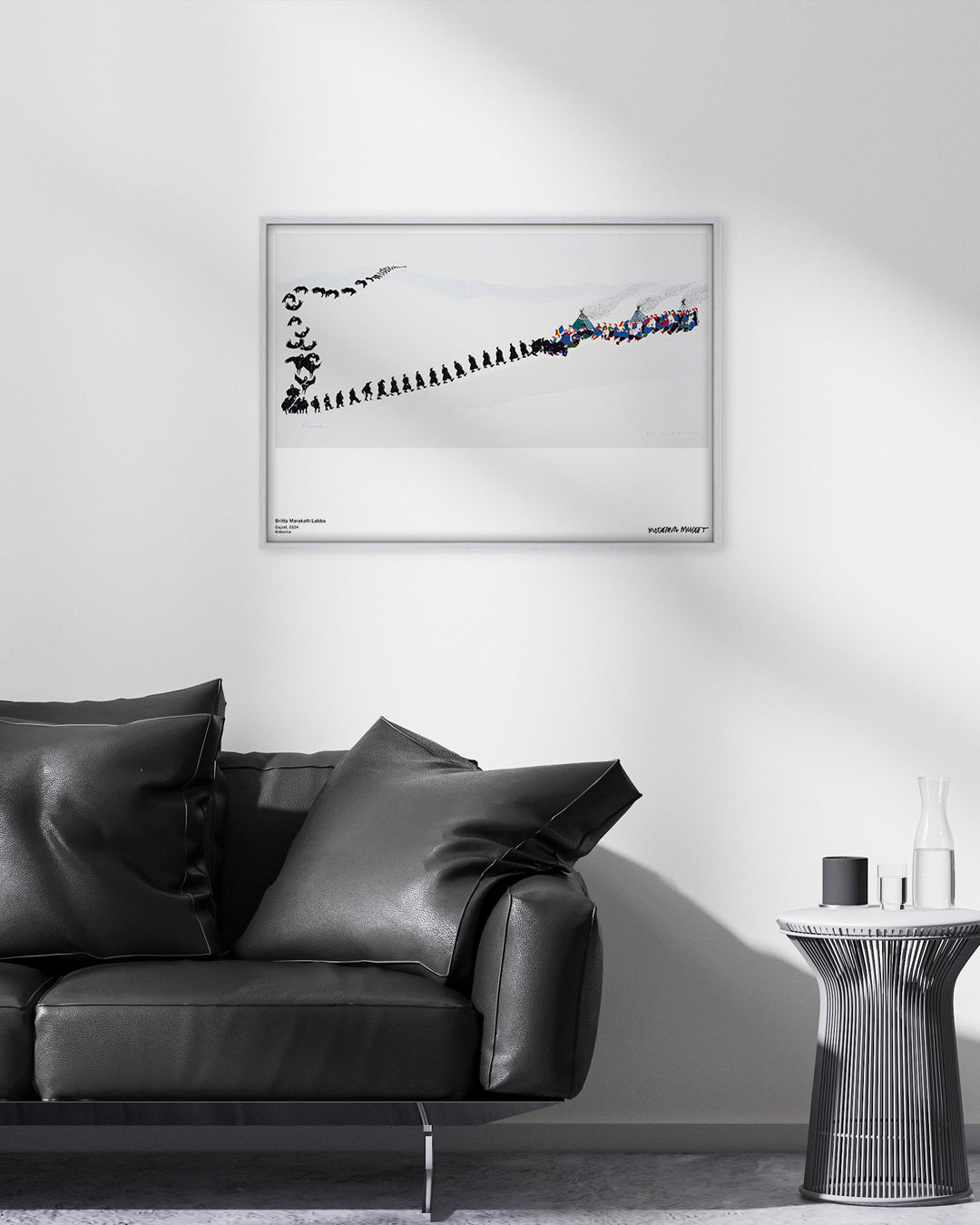 Gajjrát (The Crows)ポスター【Britta Marakatt-Labba│ブリッタ・マラカット＝ラバ】（70cm×50cm）