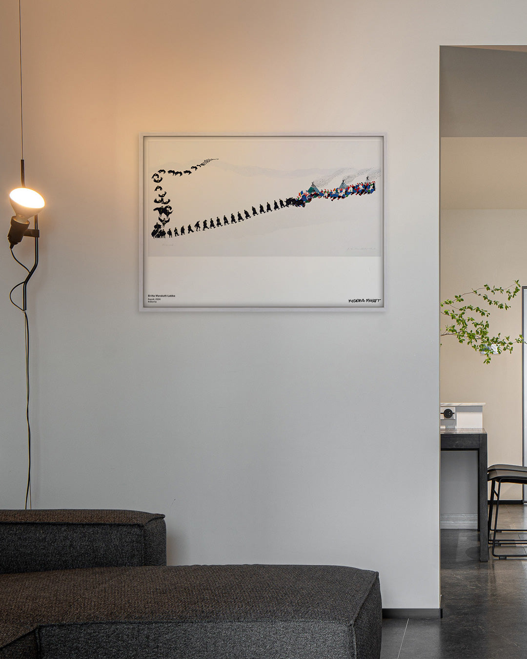 Gajjrát (The Crows)ポスター【Britta Marakatt-Labba│ブリッタ・マラカット＝ラバ】（70cm×50cm）