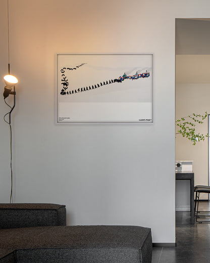 Gajjrát (The Crows)ポスター【Britta Marakatt-Labba│ブリッタ・マラカット＝ラバ】（70cm×50cm）