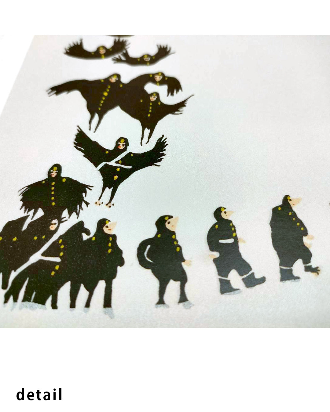 Gajjrát (The Crows)ポスター【Britta Marakatt-Labba│ブリッタ・マラカット＝ラバ】（70cm×50cm）