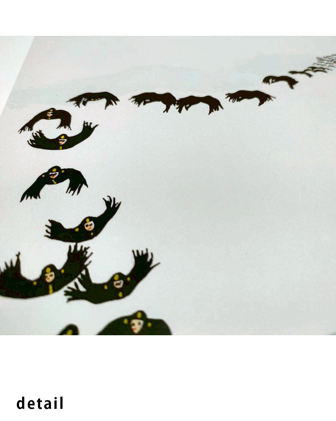 Gajjrát (The Crows)ポスター【Britta Marakatt-Labba│ブリッタ・マラカット＝ラバ】（70cm×50cm）