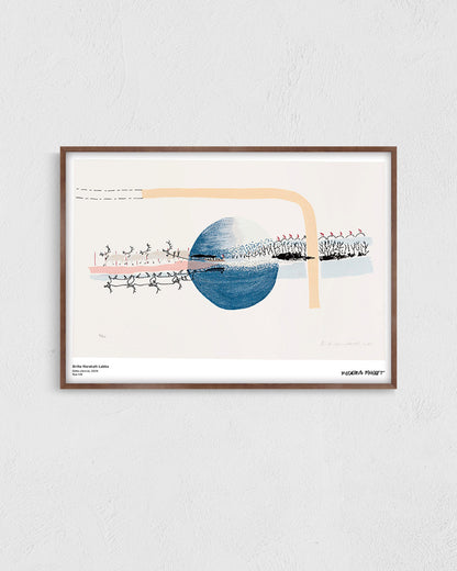 ODDA ULBMILAT (New Painting)ポスター【Britta Marakatt-Labba│ブリッタ・マラカット＝ラバ】（70cm×50cm）