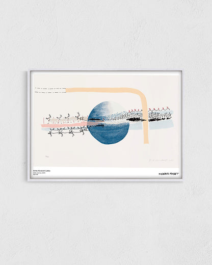 ODDA ULBMILAT (New Painting)ポスター【Britta Marakatt-Labba│ブリッタ・マラカット＝ラバ】（70cm×50cm）