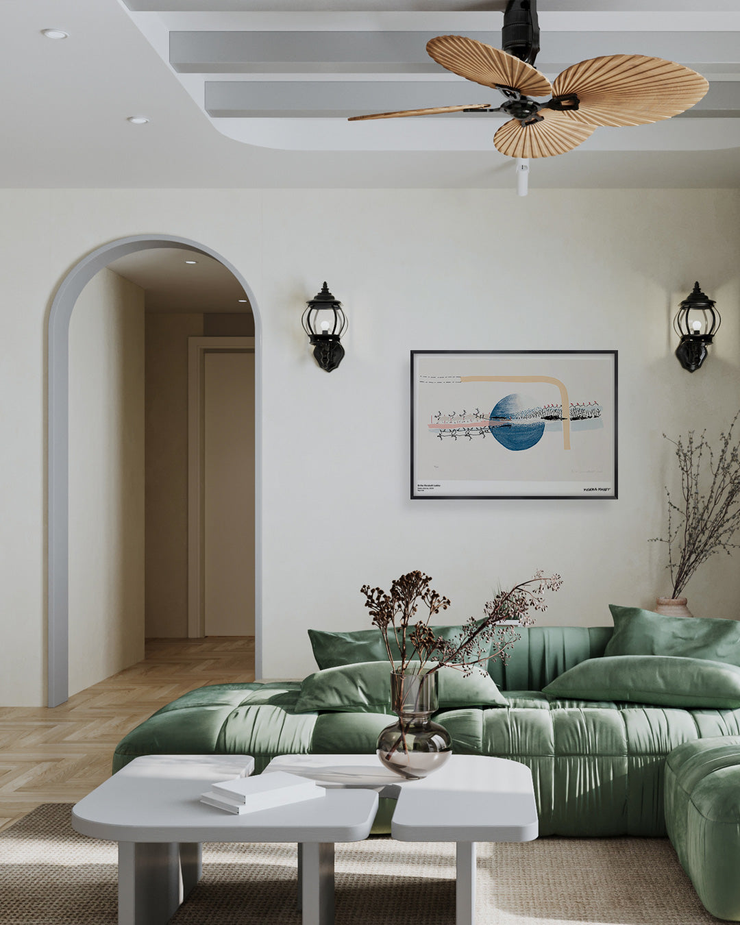 ODDA ULBMILAT (New Painting)ポスター【Britta Marakatt-Labba│ブリッタ・マラカット＝ラバ】（70cm×50cm）