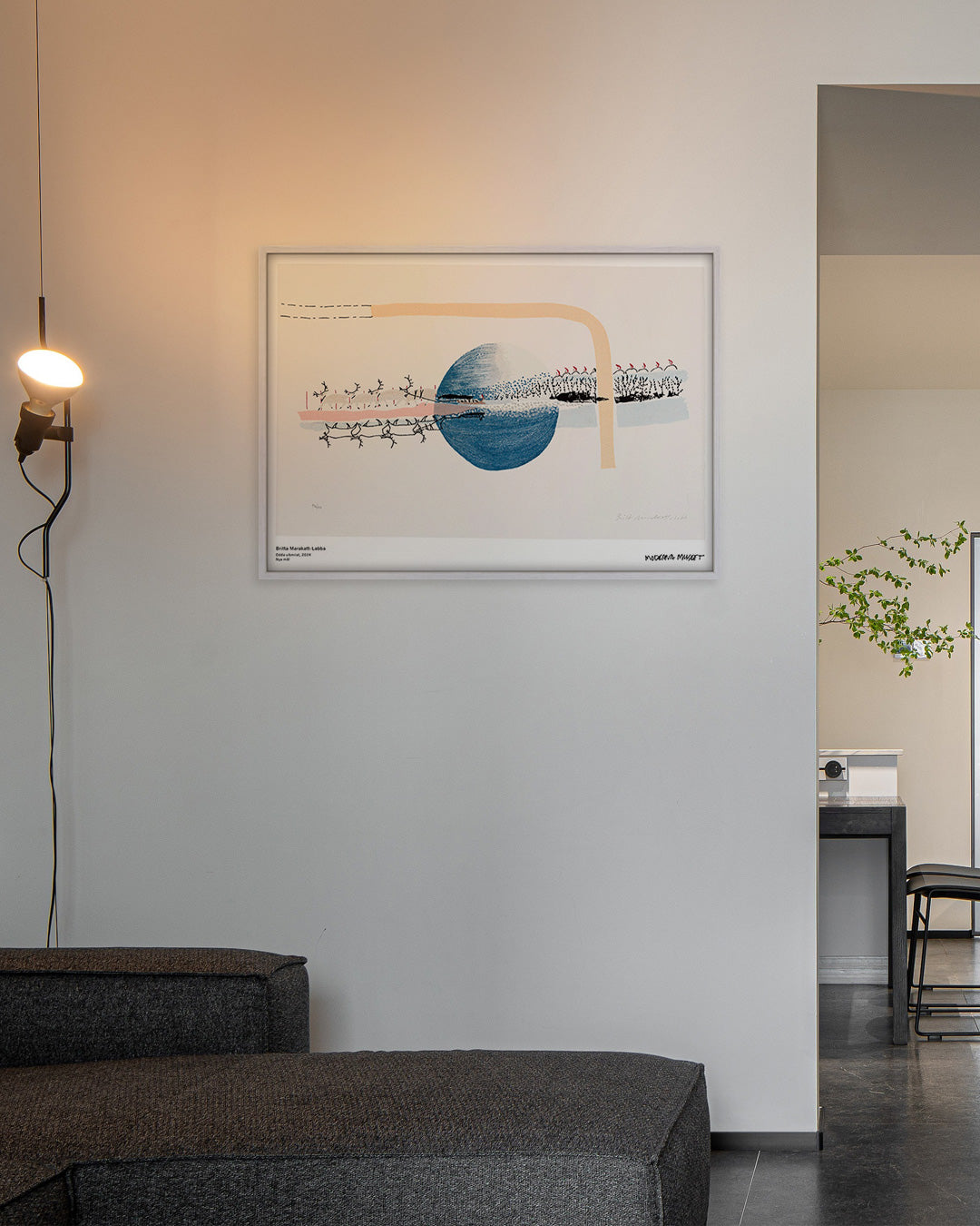 ODDA ULBMILAT (New Painting)ポスター【Britta Marakatt-Labba│ブリッタ・マラカット＝ラバ】（70cm×50cm）