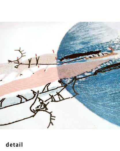 ODDA ULBMILAT (New Painting)ポスター【Britta Marakatt-Labba│ブリッタ・マラカット＝ラバ】（70cm×50cm）