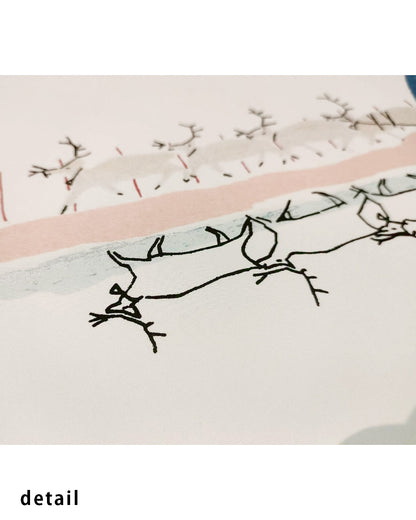 ODDA ULBMILAT (New Painting)ポスター【Britta Marakatt-Labba│ブリッタ・マラカット＝ラバ】（70cm×50cm）