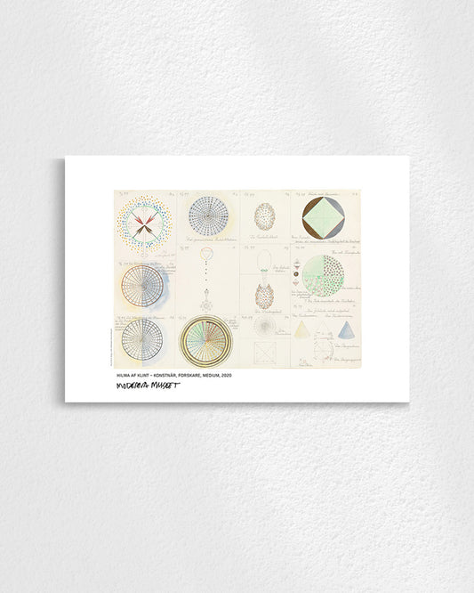 Group 2, No title, No.14a–21ポスター【Hilma af Klint│ヒルマ・アフ・クリント】（70cm×50cm）