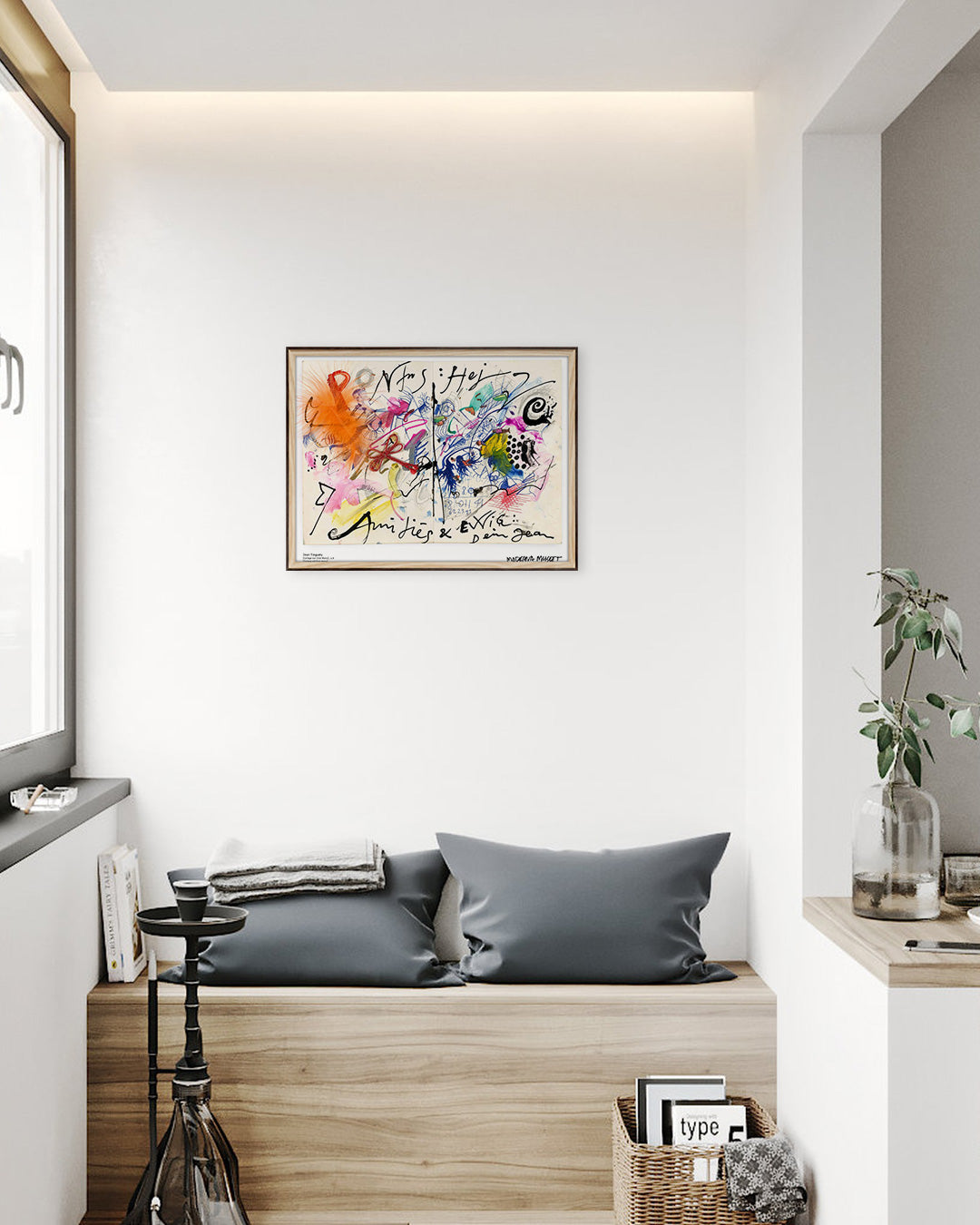 Collage sur Club Menuポスター【Jean Tinguely│ジャン・ティンゲリー】（30cm×40cm）