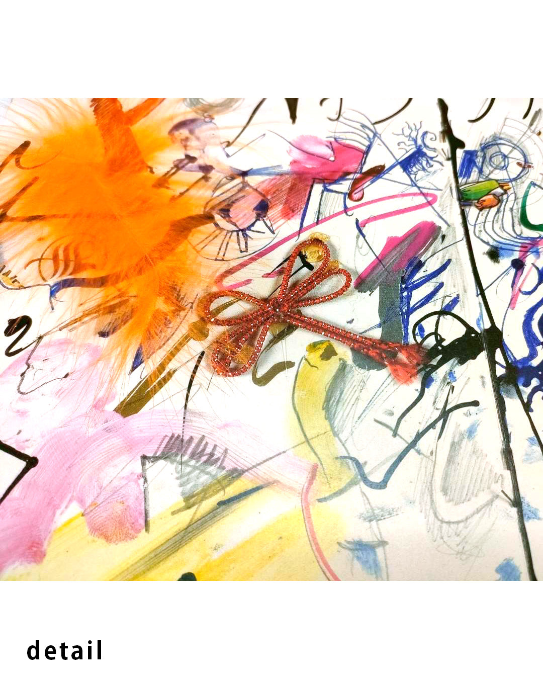 Collage sur Club Menuポスター【Jean Tinguely│ジャン・ティンゲリー】（30cm×40cm）