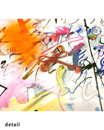 Collage sur Club Menuポスター【Jean Tinguely│ジャン・ティンゲリー】（30cm×40cm）