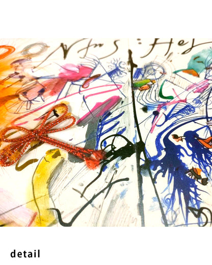 Collage sur Club Menuポスター【Jean Tinguely│ジャン・ティンゲリー】（30cm×40cm）