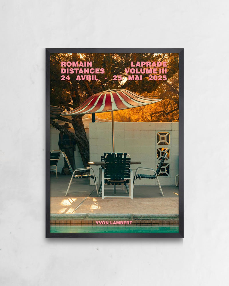 日本未入荷 Romain Laprade 希少なParis展覧会ポスター Distancesポスター【Romain Laprade│ロマン・ラプラード】（46cm×33cm