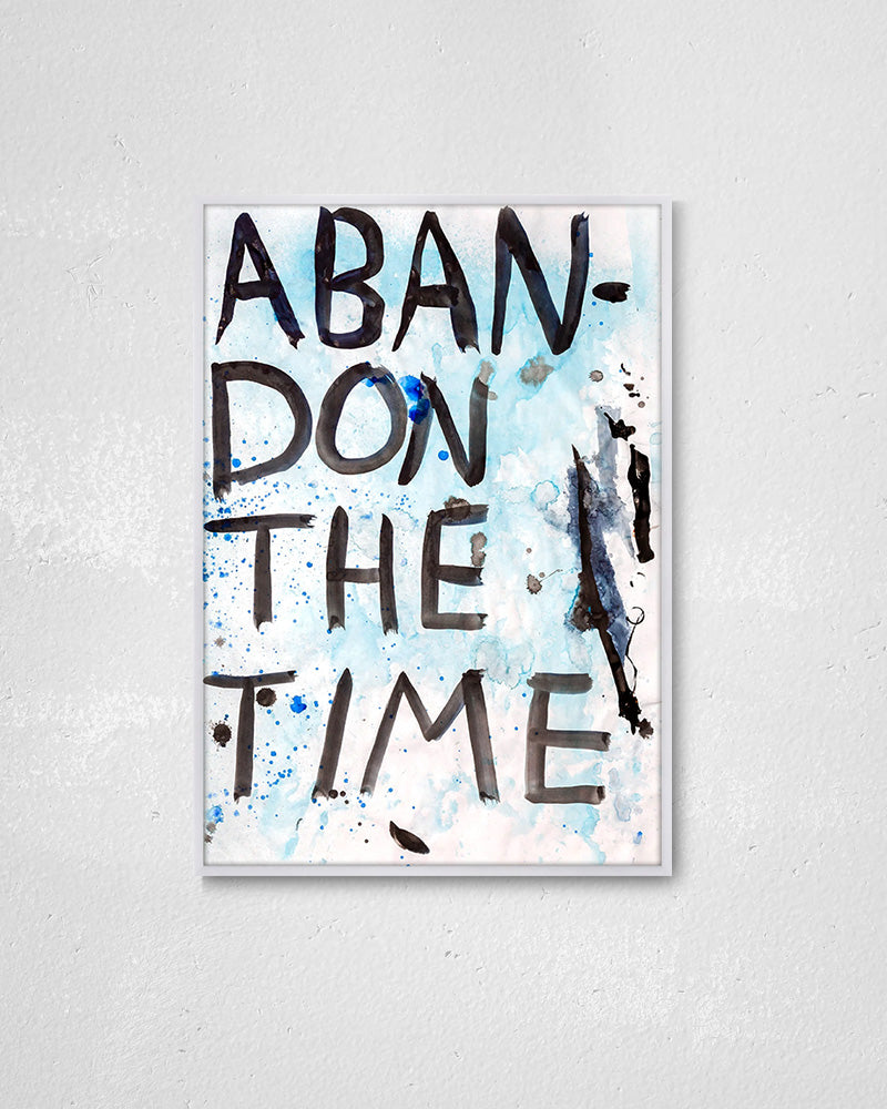 Abandon the Time 01ポスター【David Horvitz│デヴィッド・ホー