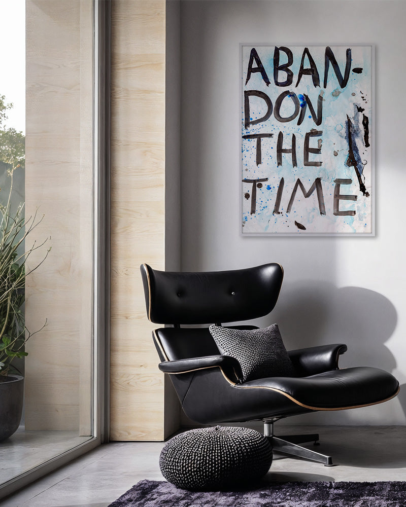 Abandon the Time 01ポスター【David Horvitz│デヴィッド・ホーヴィッツ】（78.5cm×54.6cm）