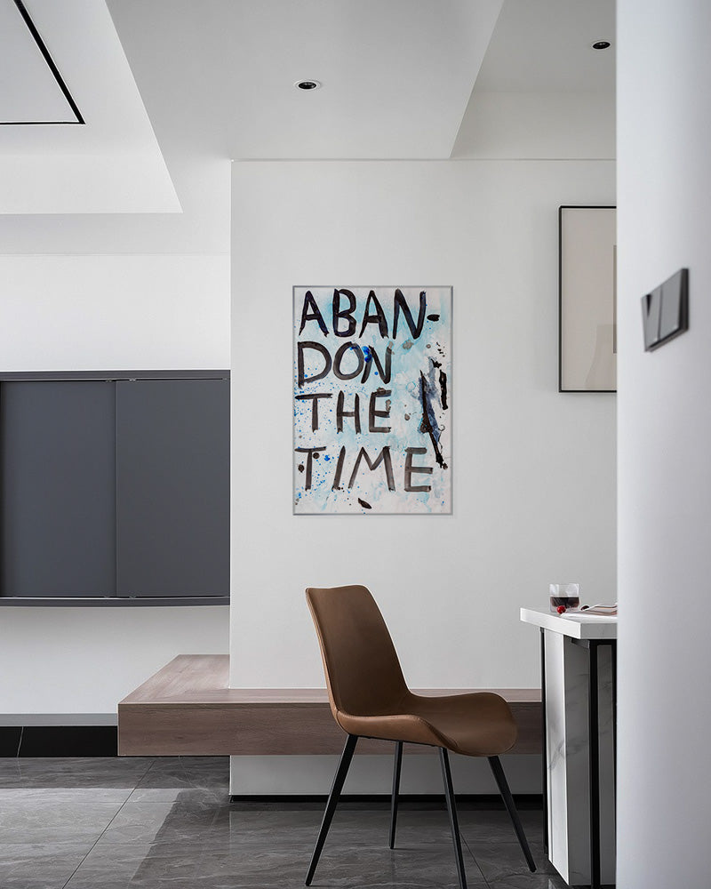 Abandon the Time 01ポスター【David Horvitz│デヴィッド・ホーヴィッツ】（78.5cm×54.6cm）