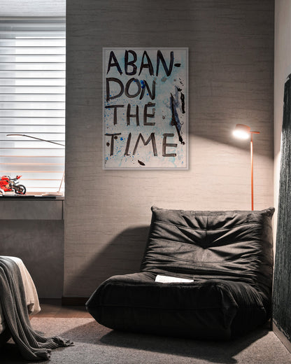 Abandon the Time 01ポスター【David Horvitz│デヴィッド・ホーヴィッツ】（78.5cm×54.6cm）