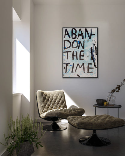 Abandon the Time 01ポスター【David Horvitz│デヴィッド・ホーヴィッツ】（78.5cm×54.6cm）