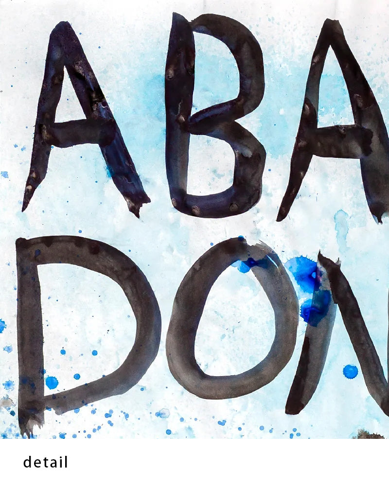 Abandon the Time 01ポスター【David Horvitz│デヴィッド・ホー