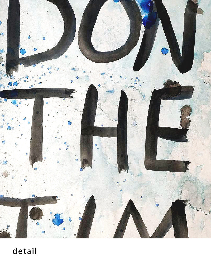 Abandon the Time 01ポスター【David Horvitz│デヴィッド・ホーヴィッツ】（78.5cm×54.6cm）