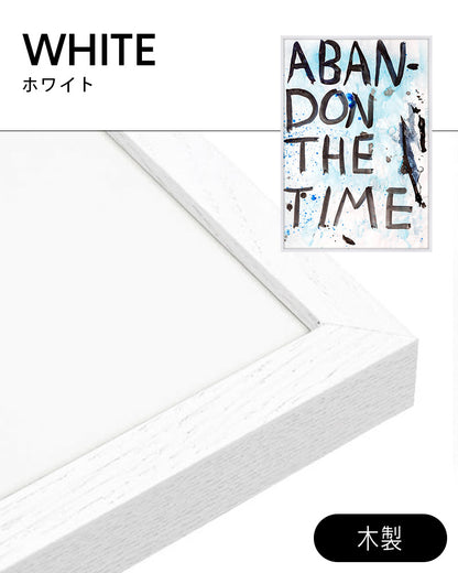 Abandon the Time 01ポスター【David Horvitz│デヴィッド・ホーヴィッツ】（78.5cm×54.6cm）