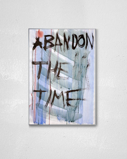 Abandon the Time02ポスター【David Horvitz│デヴィッド・ホーヴィッツ】（79cm×54.2cm）