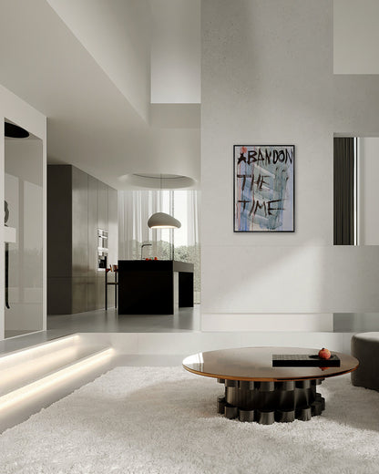 Abandon the Time02ポスター【David Horvitz│デヴィッド・ホーヴィッツ】（79cm×54.2cm）