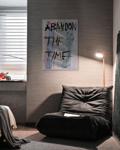 Abandon the Time02ポスター【David Horvitz│デヴィッド・ホーヴィッツ】（79cm×54.2cm）