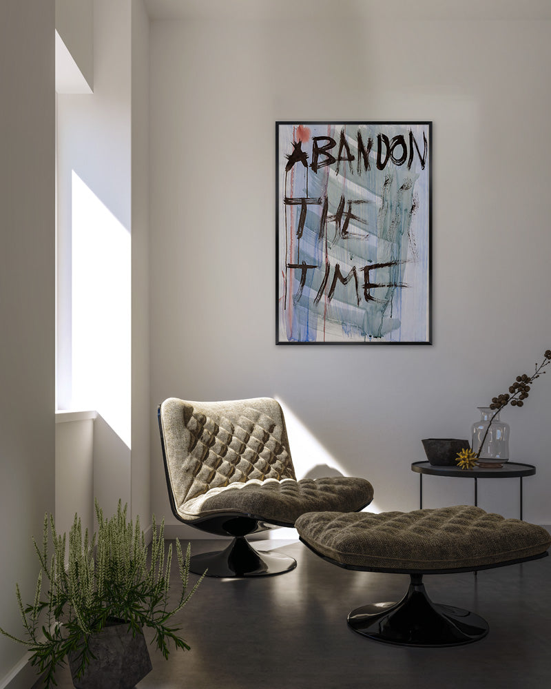 Abandon the Time02ポスター【David Horvitz│デヴィッド・ホーヴィッツ】（79cm×54.2cm）