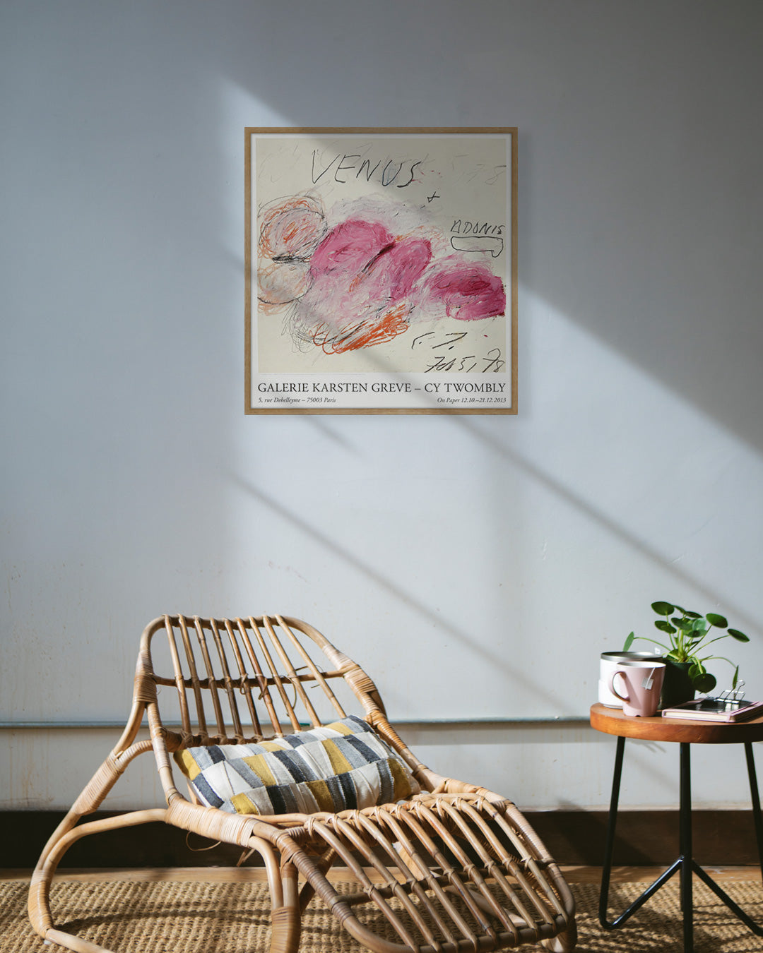 Galerie Karsten Greve, Paris 2013ポスター【Cy Twombly│サイ・トゥオンブリー】（51cm×54cm）