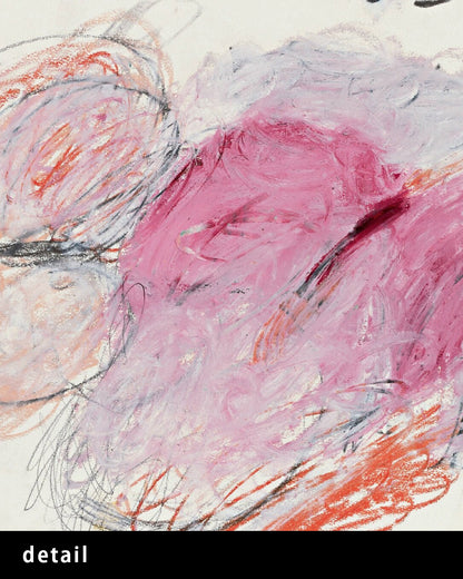 Galerie Karsten Greve, Paris 2013ポスター【Cy Twombly│サイ・トゥオンブリー】（51cm×54cm）