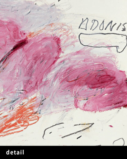 Galerie Karsten Greve, Paris 2013ポスター【Cy Twombly│サイ・トゥオンブリー】（51cm×54cm）