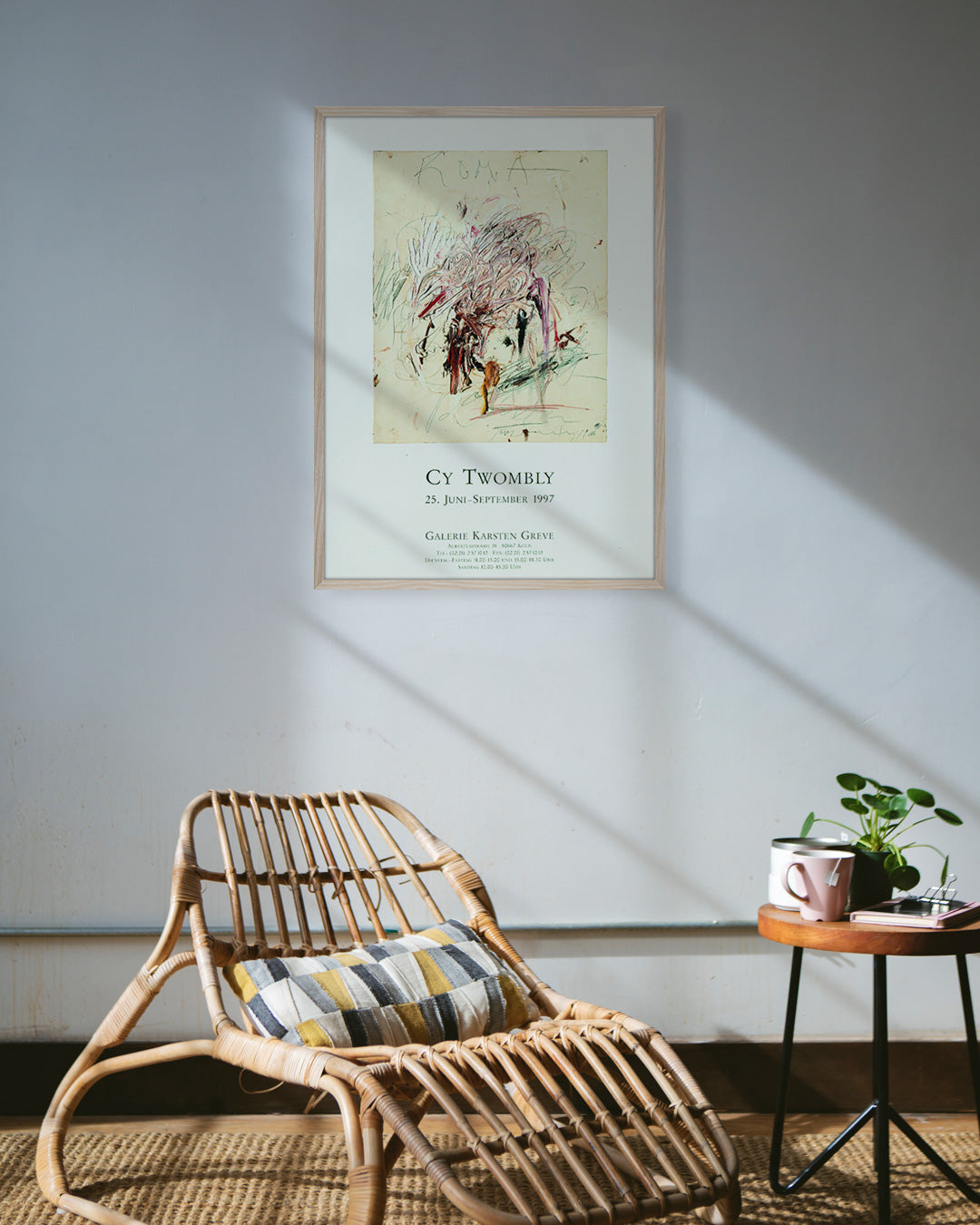 Galerie Karsten Greve, Cologne 1997ポスター【Cy Twombly│サイ