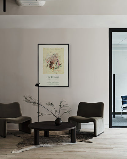 Galerie Karsten Greve, Cologne 1997ポスター【Cy Twombly│サイ・トゥオンブリー】（59.4cm×84cm）