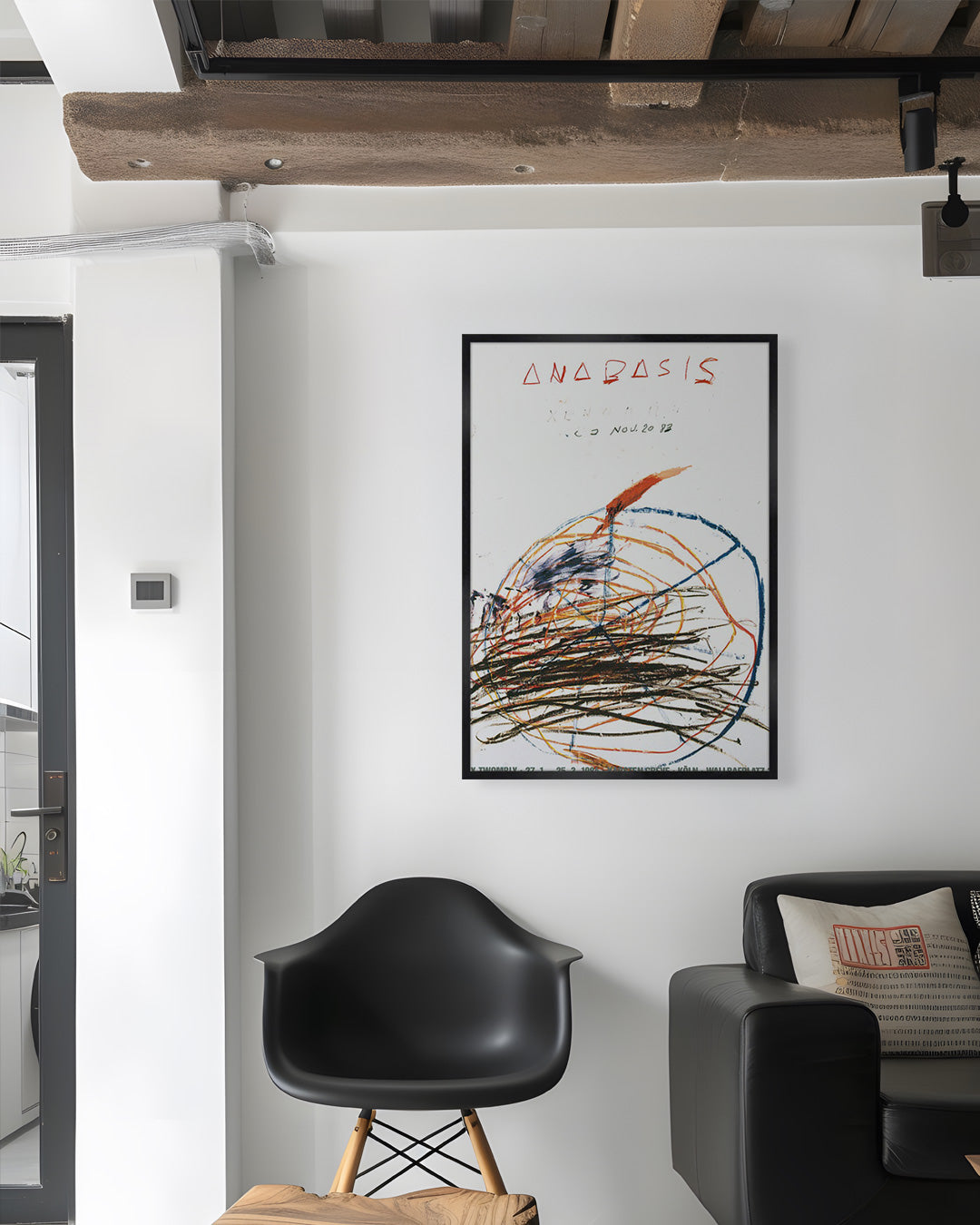 Galerie Karsten Greve, Cologne 1984ポスター【Cy Twombly│サイ・トゥオンブリー】（67.6cm×96.8cm）