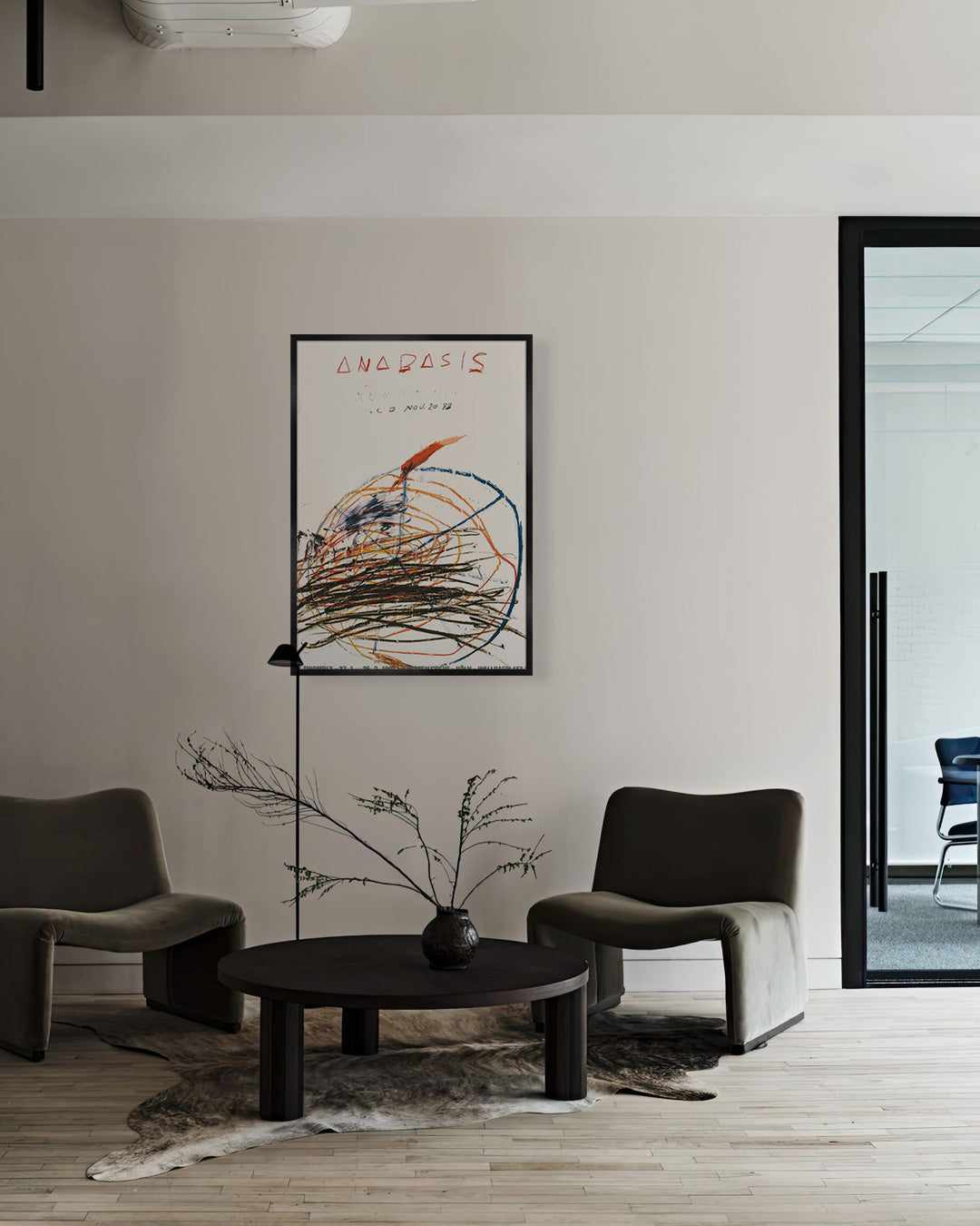 Galerie Karsten Greve, Cologne 1984ポスター【Cy Twombly│サイ・トゥオンブリー】（67.6cm×96.8cm）