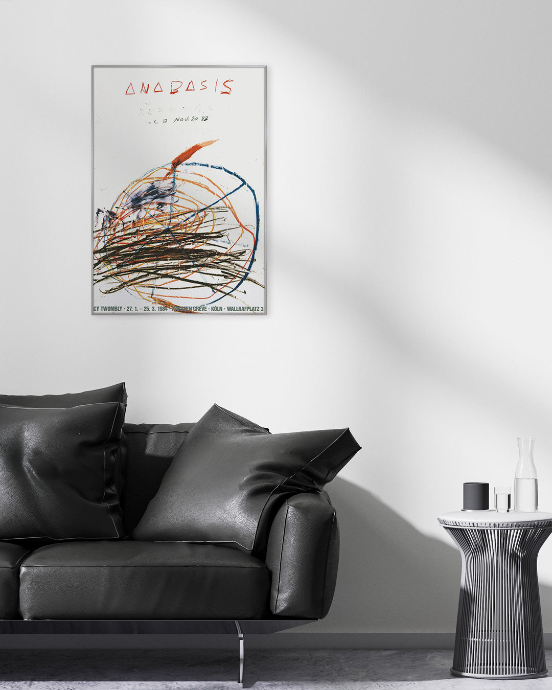 Galerie Karsten Greve, Cologne 1984ポスター【Cy Twombly│サイ・トゥオンブリー】（67.6cm×96.8cm）