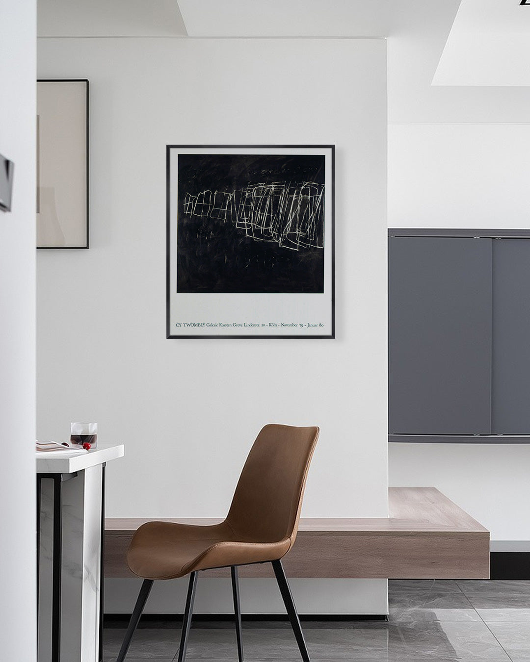 Galerie Karsten Greve, Cologne 1980ポスター【Cy Twombly│サイ・トゥオンブリー】（57cm×65.9cm）