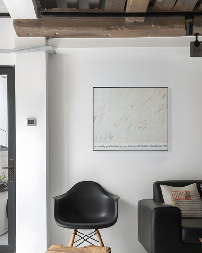 Galerie Karsten Greve, Cologne 1977ポスター【Cy Twombly│サイ・トゥオンブリー】（82.6cm×69.6cm）