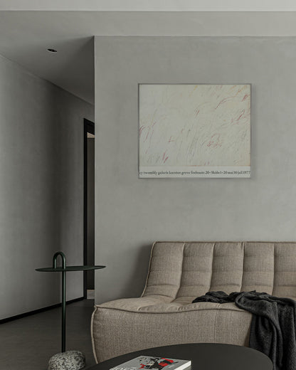 Galerie Karsten Greve, Cologne 1977ポスター【Cy Twombly│サイ・トゥオンブリー】（82.6cm×69.6cm）