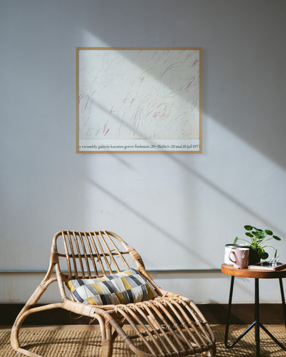 Galerie Karsten Greve, Cologne 1977ポスター【Cy Twombly│サイ・トゥオンブリー】（82.6cm×69.6cm）