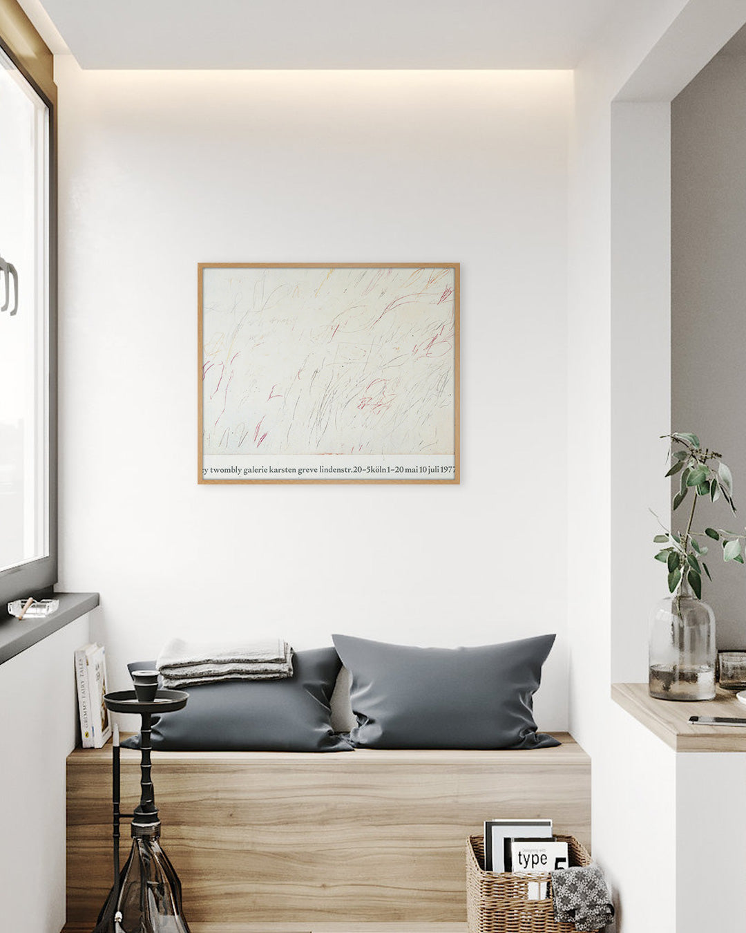 Galerie Karsten Greve, Cologne 1977ポスター【Cy Twombly│サイ・トゥオンブリー】（82.6cm×69.6cm）