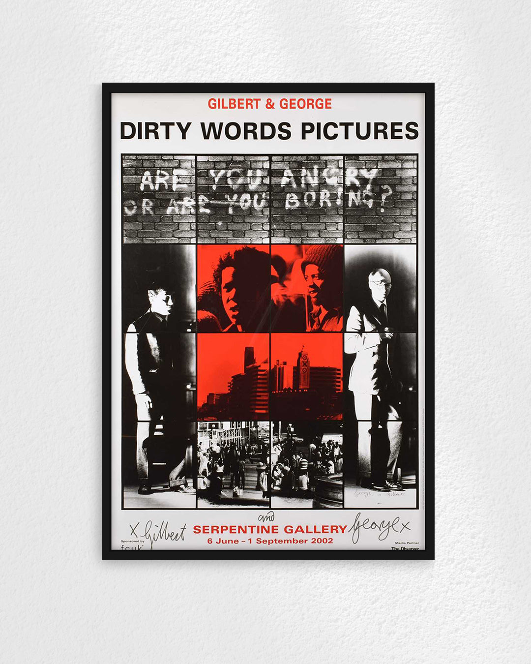 Dirty Words Pictures (サイン入り）│ギルバート＆ジョージ