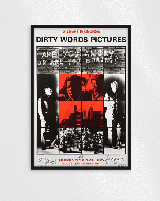 Dirty Words Pictures (サイン入り）│ギルバート＆ジョージ