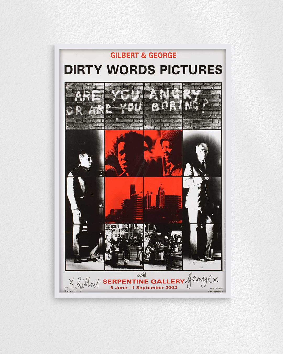 Dirty Words Pictures (サイン入り）│ギルバート＆ジョージ