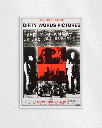 Dirty Words Pictures (サイン入り）│ギルバート＆ジョージ