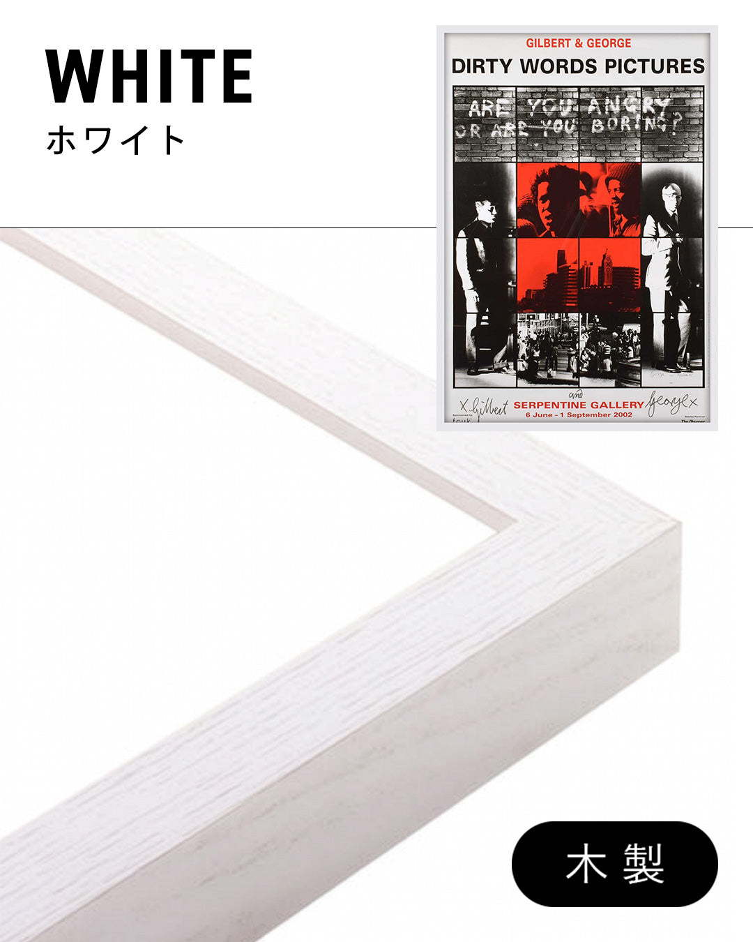 Dirty Words Pictures (サイン入り）│ギルバート＆ジョージ