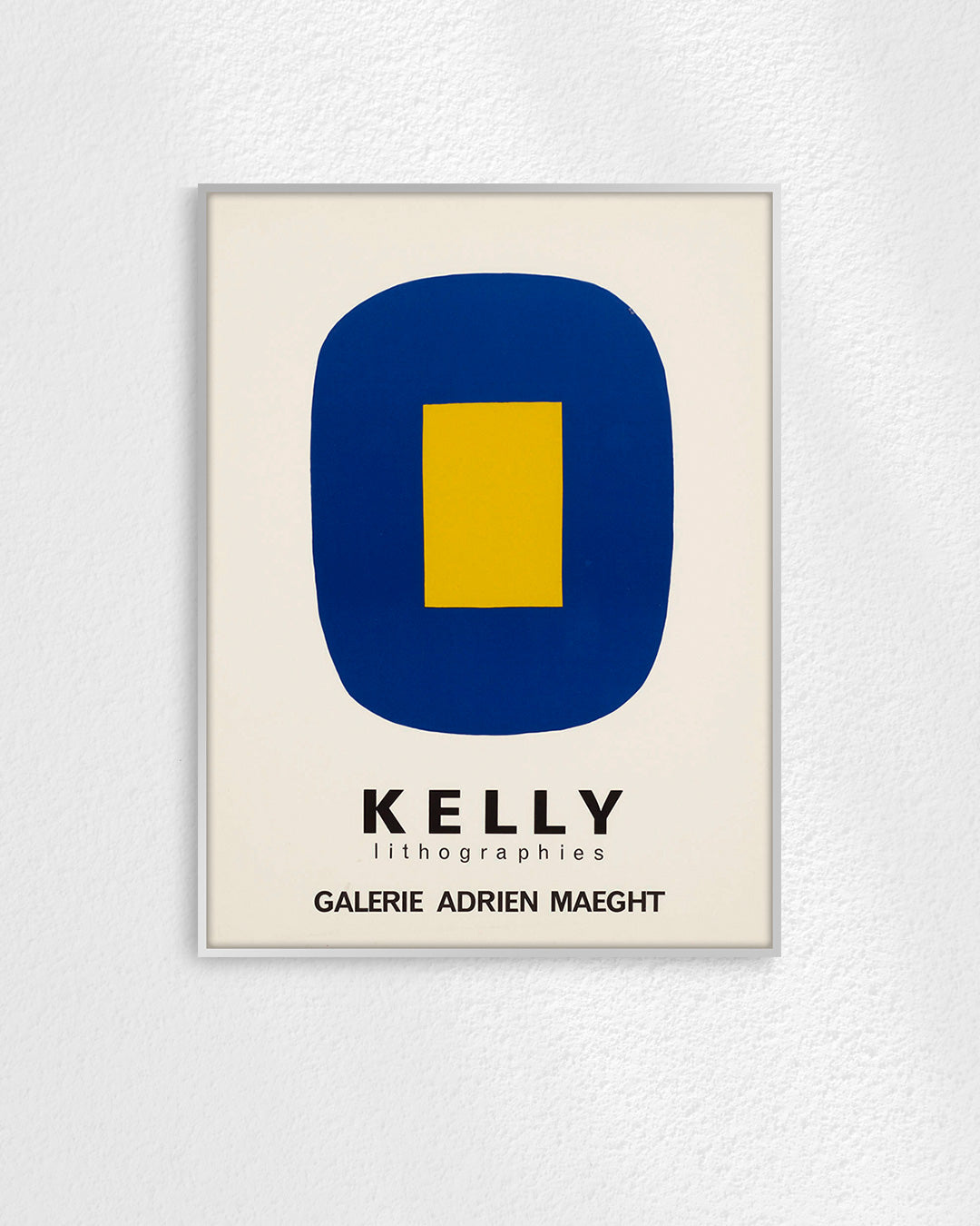 Blue with Yellowポスター【Ellsworth Kelly│エルスワーズ・ケリー