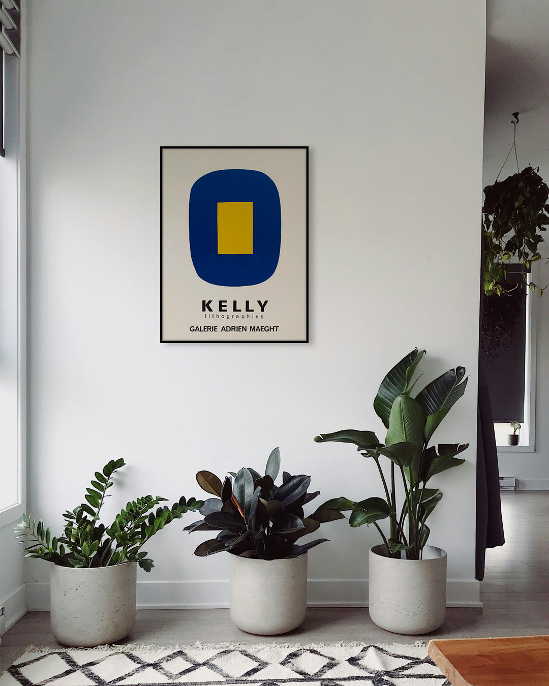 Blue with Yellowポスター【Ellsworth Kelly│エルスワーズ・ケリー
